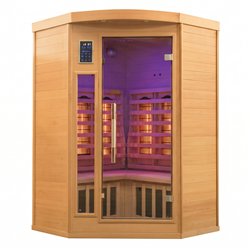 Sauna infrarouge d’angle France Sauna Apollon Quartz 2 places