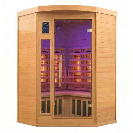 Sauna de infrarrojos angular France Sauna Apollon Quartz 2 plazas
