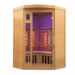 France Sauna Apollon Quartz 2-person corner infrared sauna