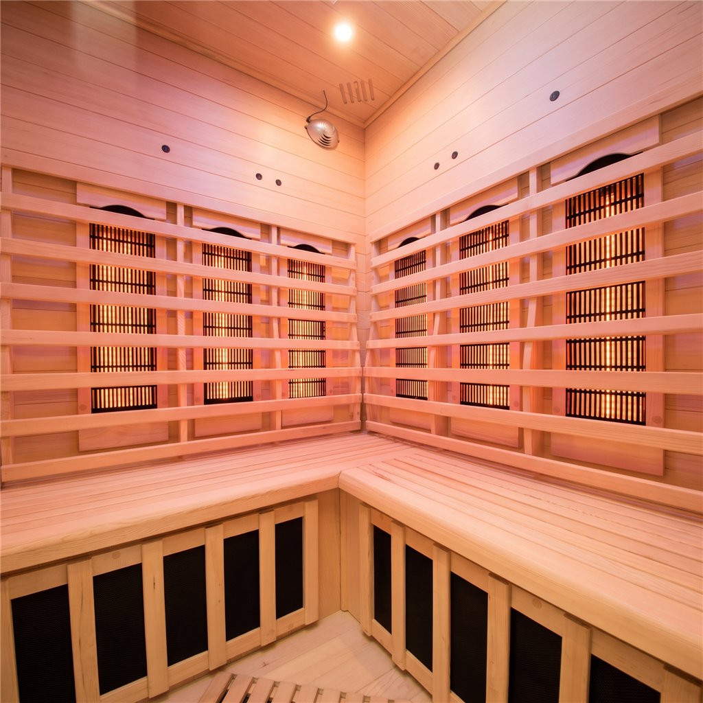Sauna de infrarrojos angular France Sauna Apollon Quartz 2 plazas