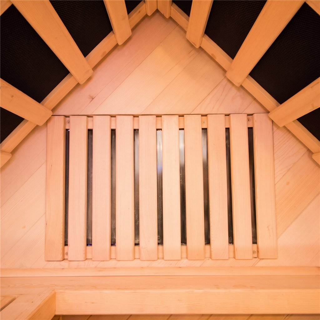 Sauna de infravermelhos de canto France Sauna Apollon Quartz para 2 pessoas
