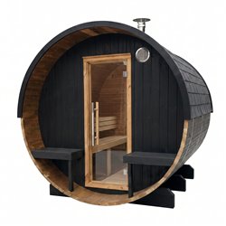 Sauna exterior a vapor Holl's Onyxia 240 Panorama Canopy Black