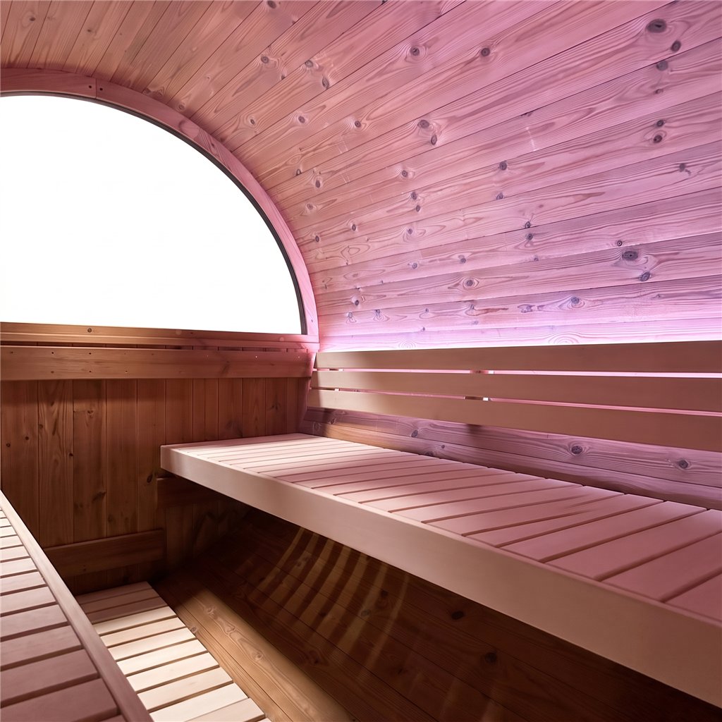 Sauna exterior a vapor Holl's Onyxia 240 Panorama Canopy Black