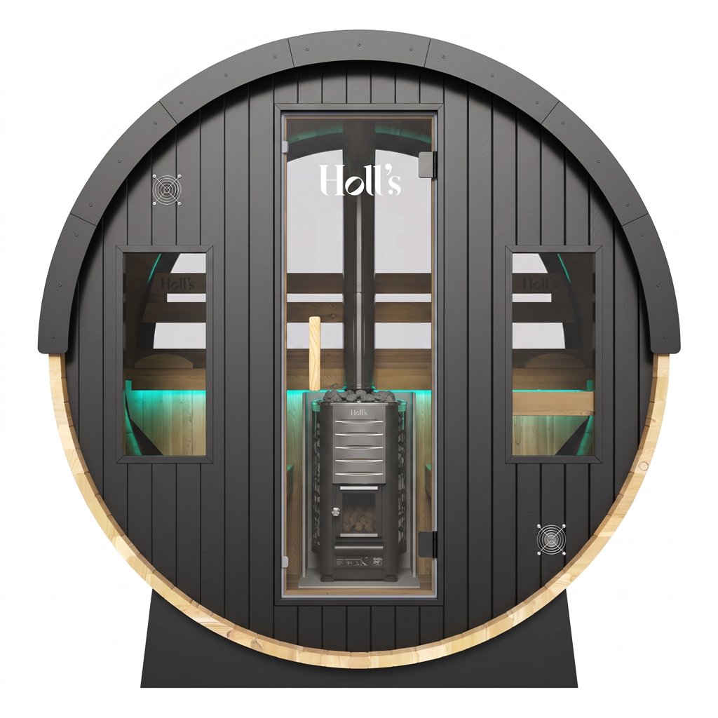 ORPHEE 180 traditional steam sauna for 5-6 people