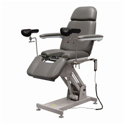 Poltrona ginecologica elettrica a 3 motori Weelko Iliaq Grey