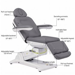 Poltrona ginecologica elettrica Weelko Simus Gyn WKE036.4.A66.GYN