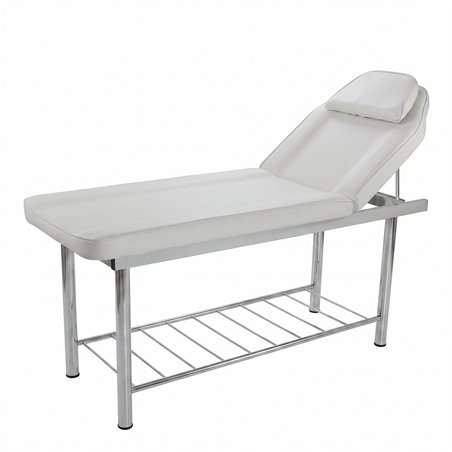 Marquesa de massagem fixa Weelko Coxi com encosto ajustável e orifício facial