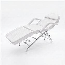 Camilla Estética Fija 3 Cuerpos Weelko PVC con Agujero Facial