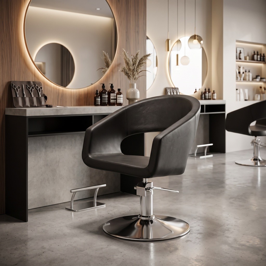 Cadeira de Corte Cabeleireiro Boho Weelko