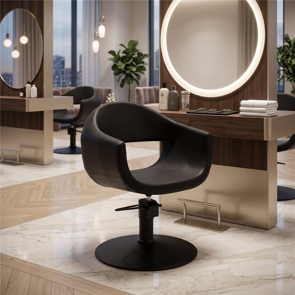 Chaise de coupe coiffure Glam de Weelko