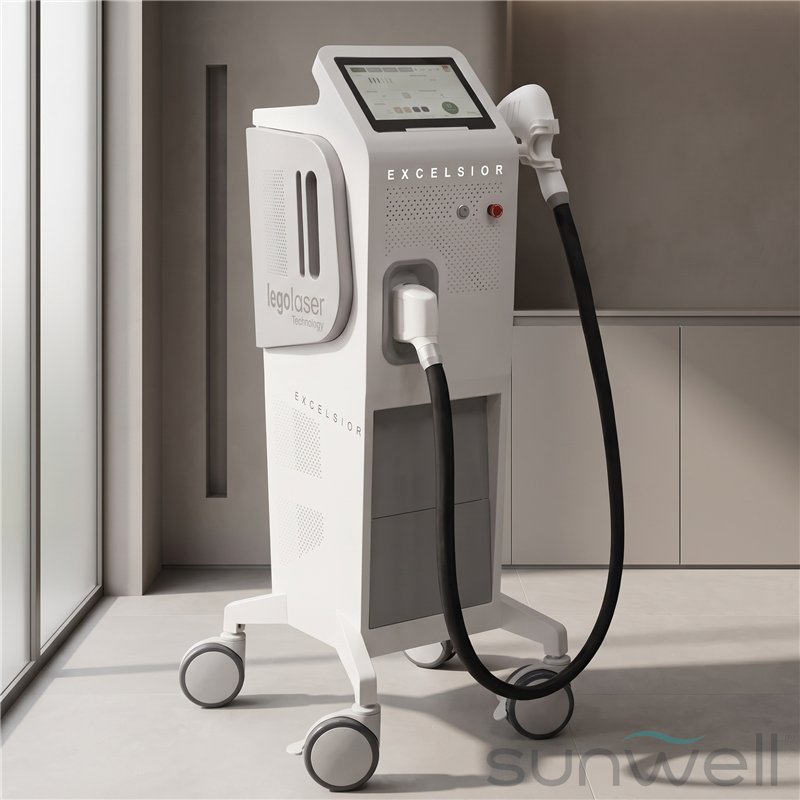 Sistema Legolaser Excelsior OPT LED 4.1 en una cabina profesional