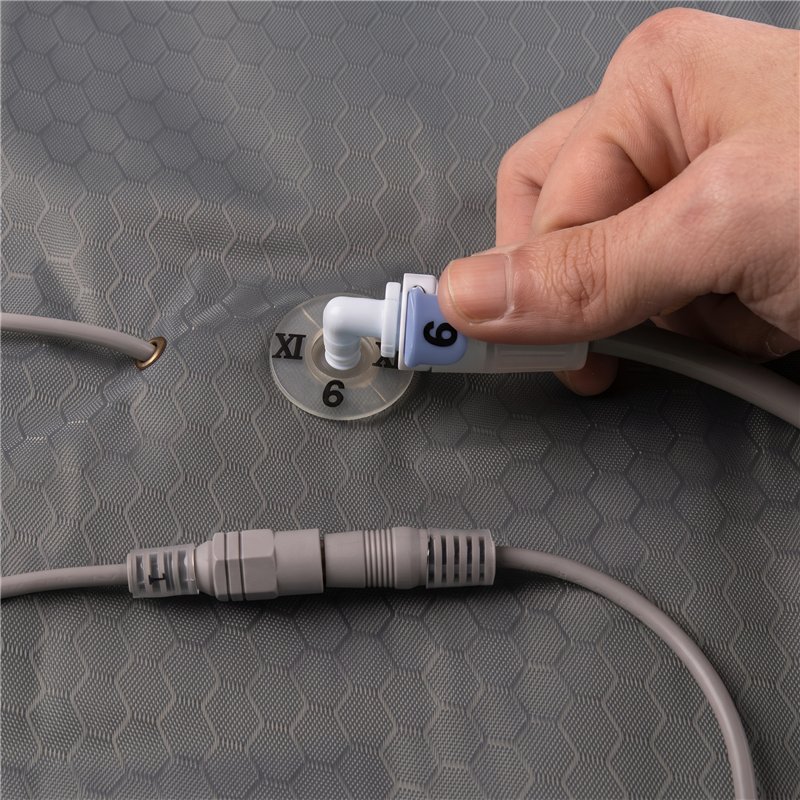 Numbered connection on a Mirplay Nimbus Beauty accessory