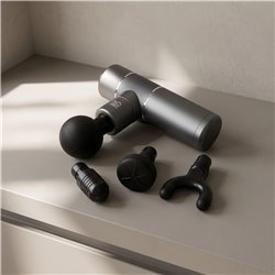 Weelko Portable Professional Massage Gun with 4 Heads and USB Charging