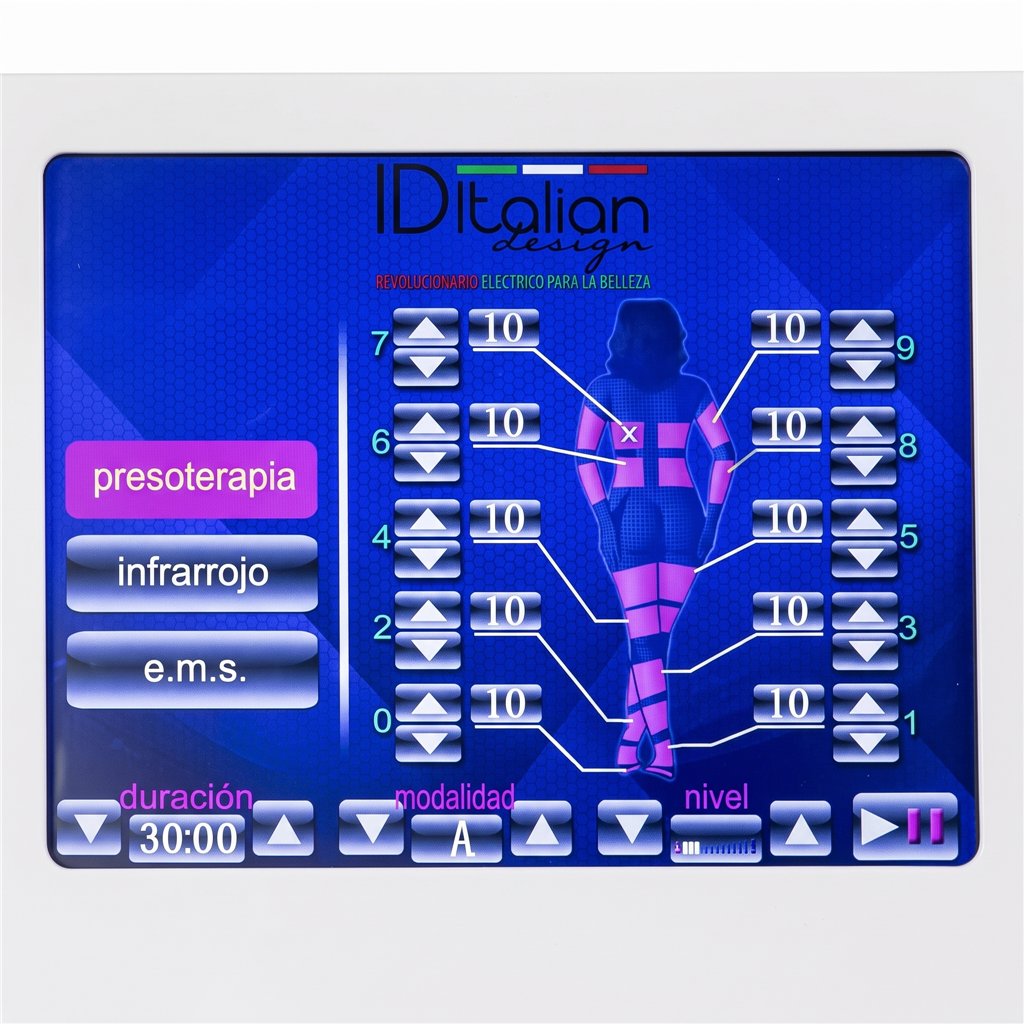 Pressoterapia digitale 3 in 1 con EMS e infrarossi
