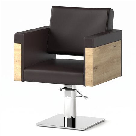 Silla de peluquería hidráulica piel sintética 360º