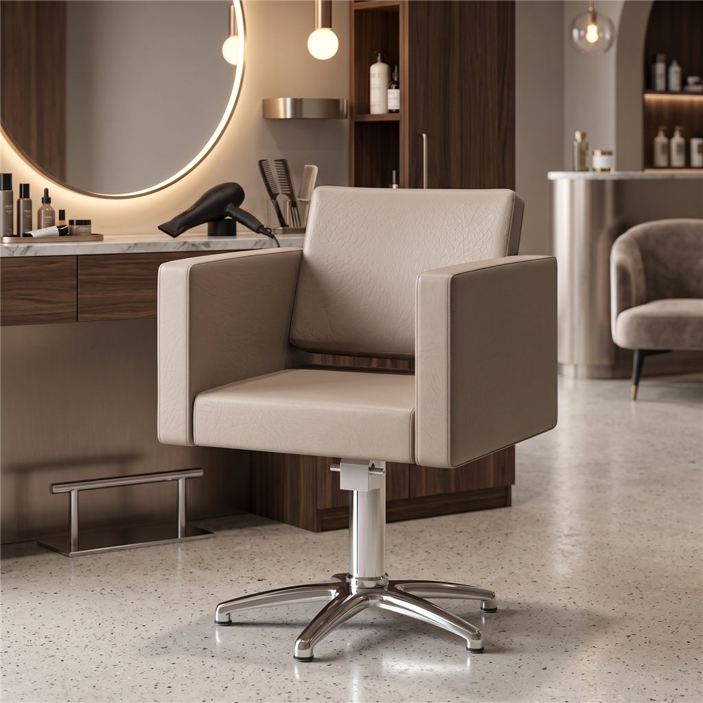 Chaise de coiffure Athens personnalisable Decovera