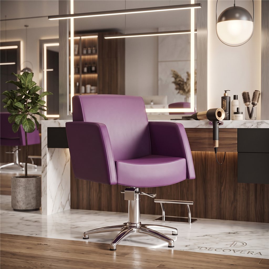 Friseurstuhl mit individualisierbaren Bezügen | Decovera