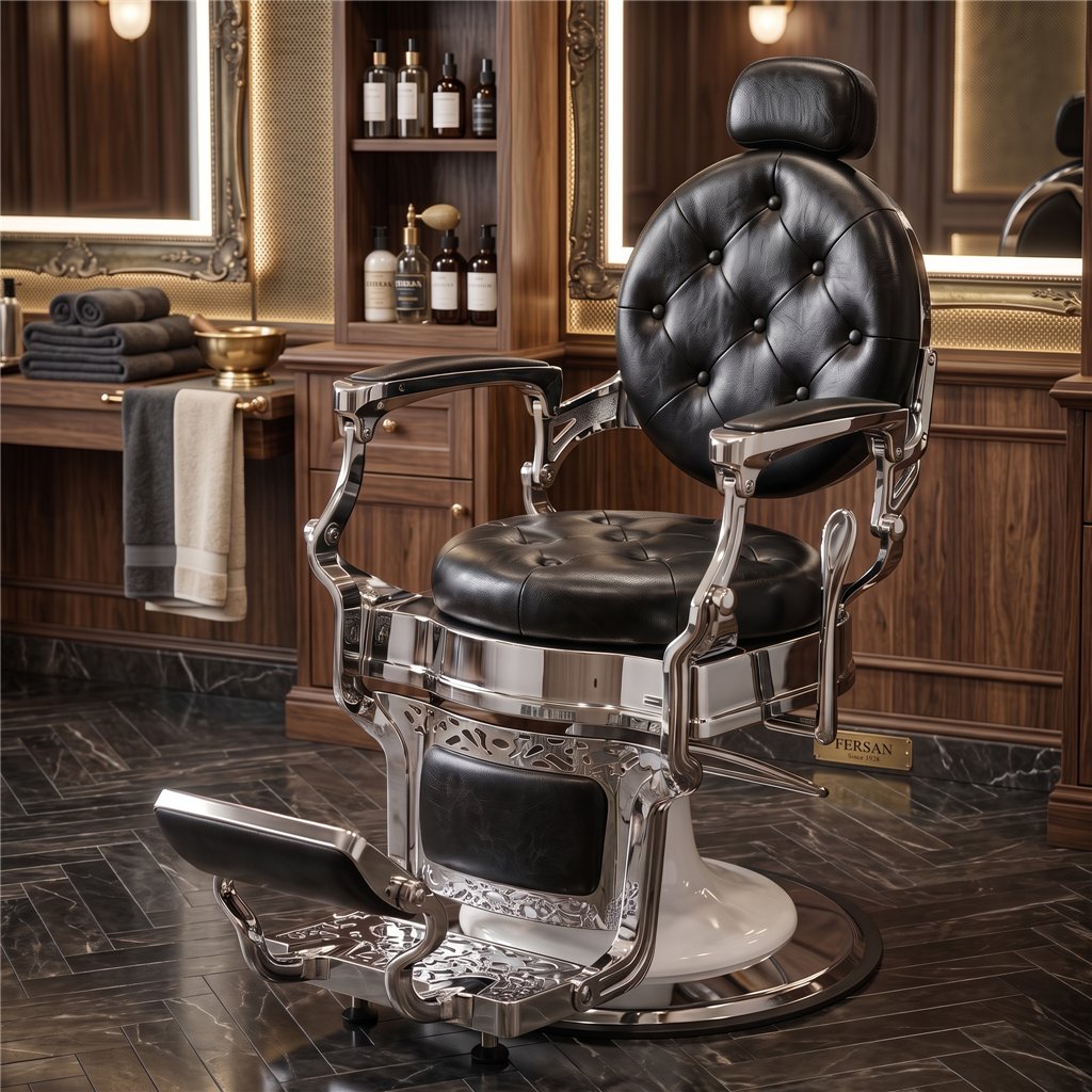 Chaise de barbier Perfido Chrome vintage Fersan