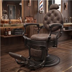 Chaise de barbier perfido gray vintage Fersan