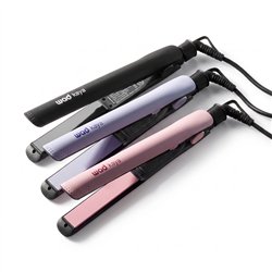 Piastra per capelli Kaya Rosa ceramica 200°C per parrucchieri - Wad
