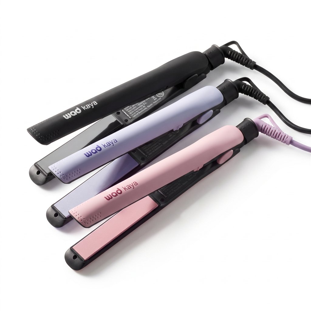Plancha de cabello Kaya cerámica 200°C para peluquería - Wad