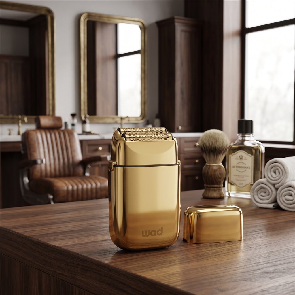 Wad Esfir Gold afeitadora de láminas barbería profesional
