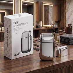 Rasoio elettrico da barberia Esfir Silver in acciaio inox - Wad