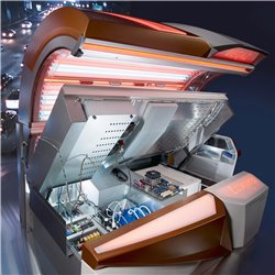 Luxo VEGAZ 9200 Highbrid: bronzeado intenso e tecnologia Luxura