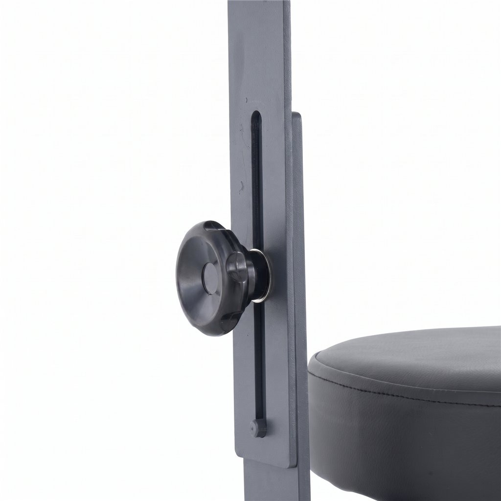 WK CORE round stool with 360° swivel armrest