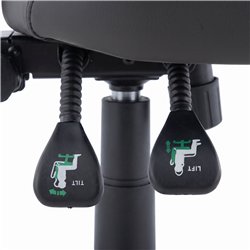 SUPP round stool with adjustable backrest WK / Confycare