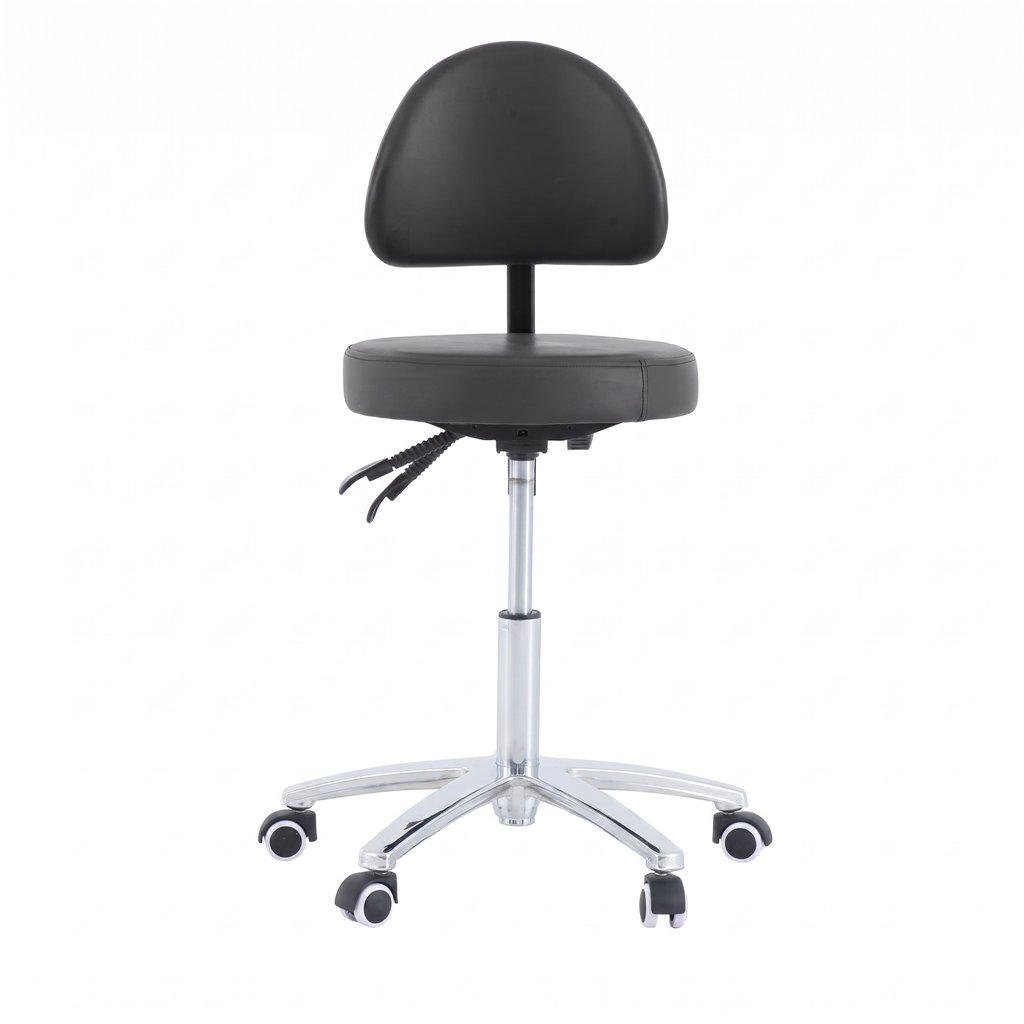 Tabouret rond SUPP avec dossier réglable WK / Confycare