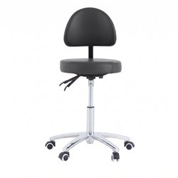 SUPP round stool with adjustable backrest WK / Confycare