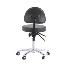 Tabouret rond SUPP avec dossier réglable WK / Confycare