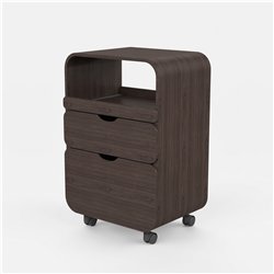 Chariot de service en bois avec tiroir DDUUEETT THUL