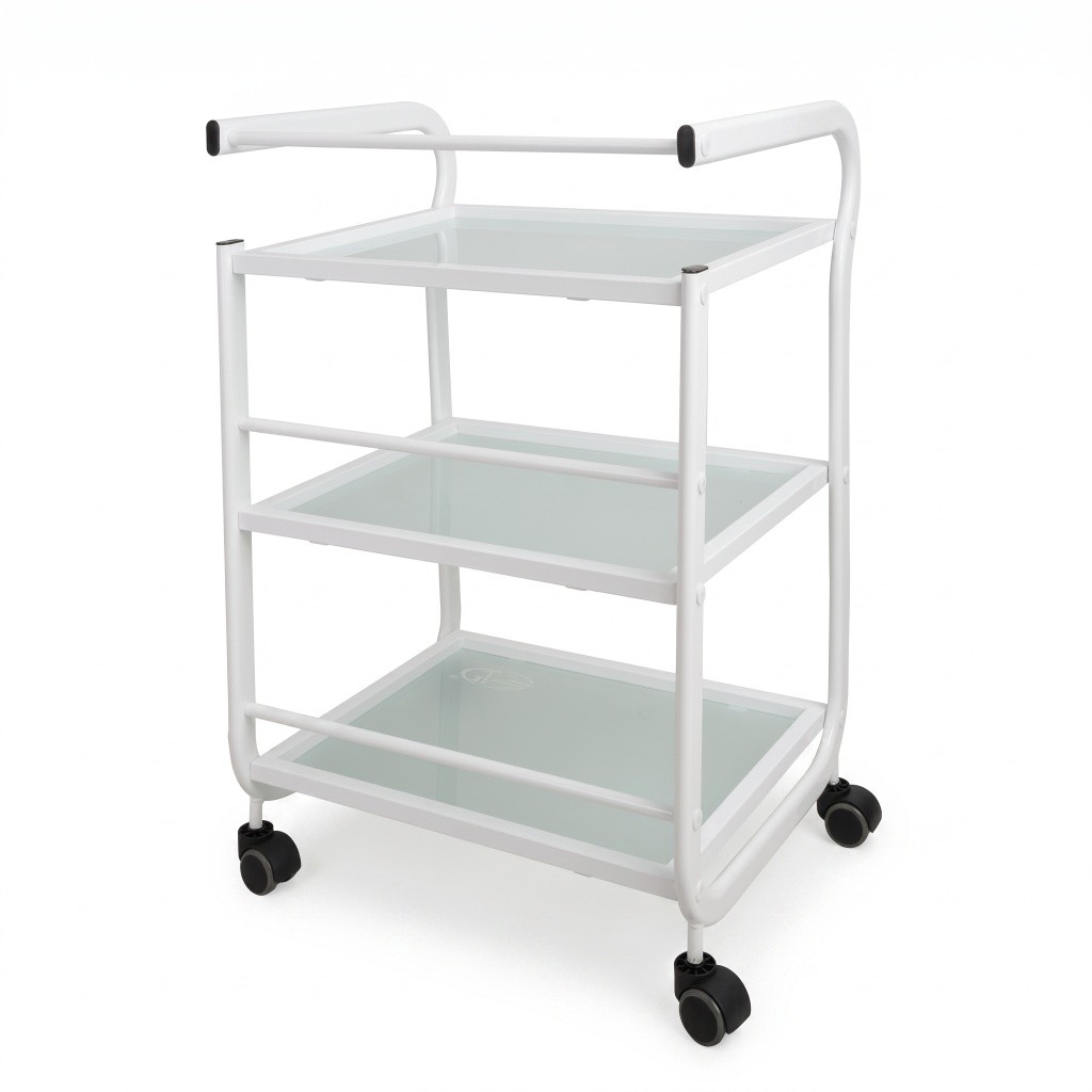 Carro auxiliar compacto de 3 baldas DDUUEETT TOPAZ
