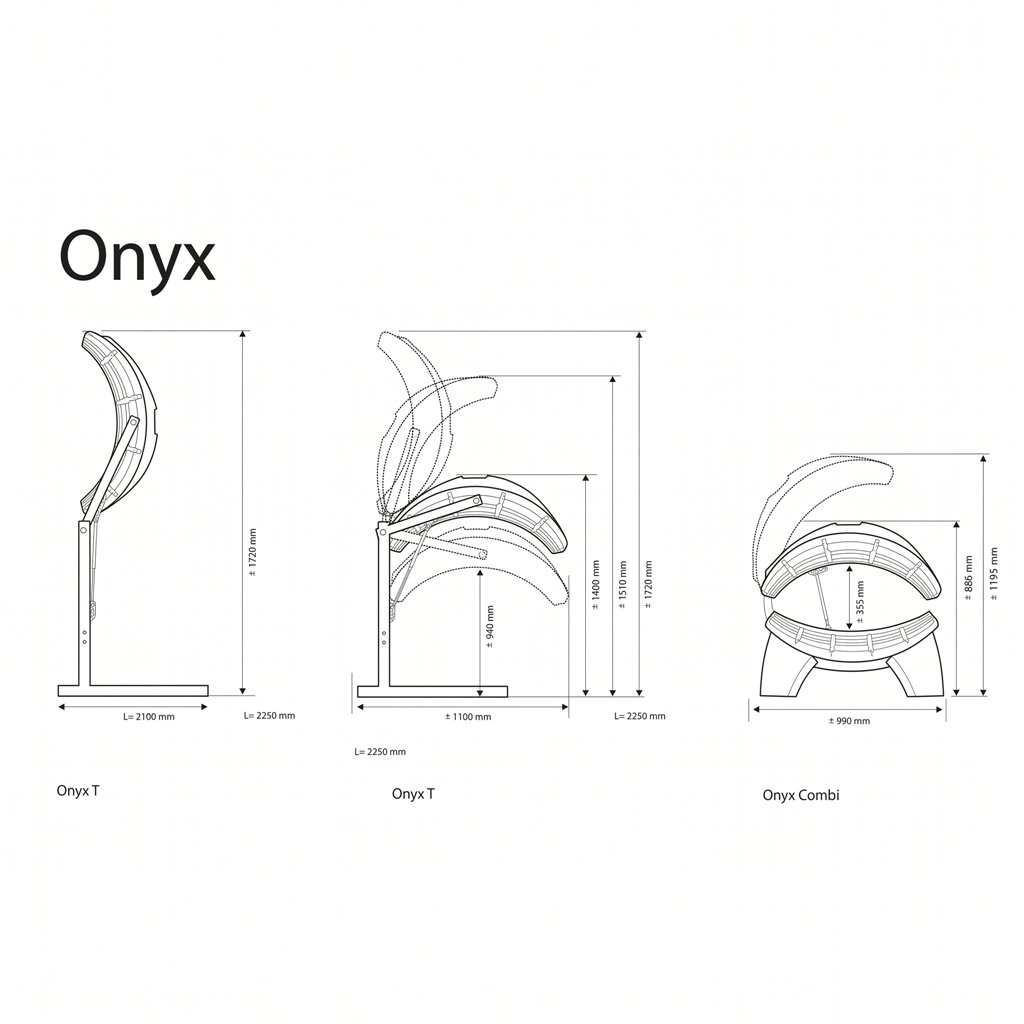 Hapro Onyx 26/5: solarium de 26 lámparas y 5 faciales