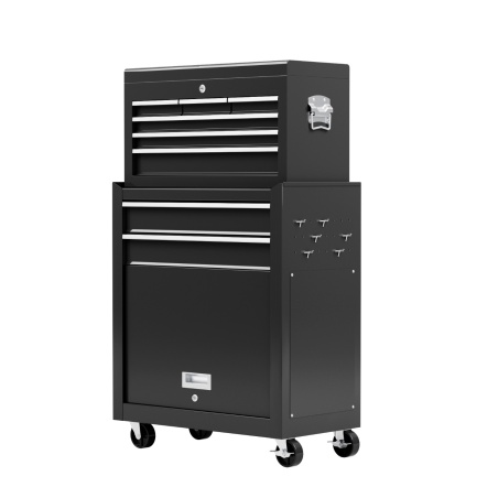 MUDI TRAX modular metal trolley with removable tool chest