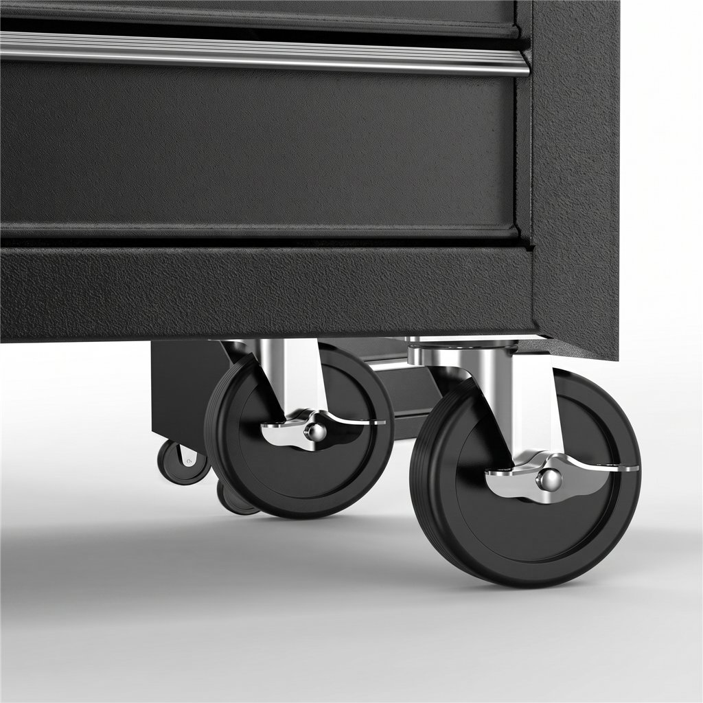 Metall-Beistellwagen CRUX MUDI mit 5 Schubladen