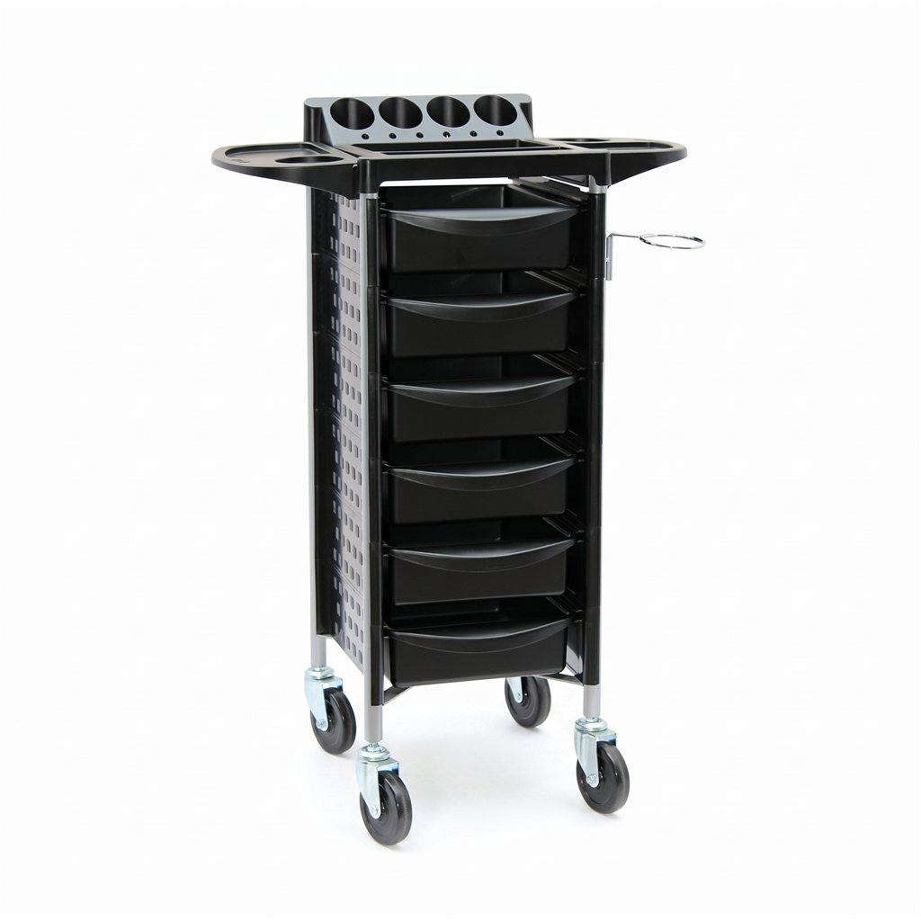 MUDI KEEP hairdressing trolley with 6 drawers