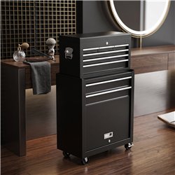 Carrello metallico modulare TRAX MUDI con bauletto estraibile