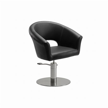 DDUUEETT ARCEL hairdressing chair with round Inox Silver base