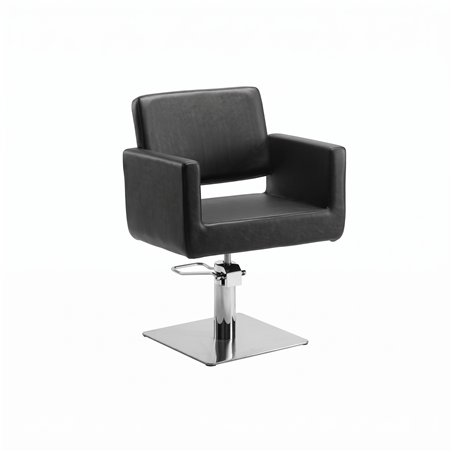 DDUUEETT BRAID SQUARE INOX SILVER Hairdressing Chair