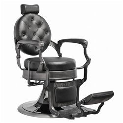Weelko LARRY BRUSH vintage black barber chair