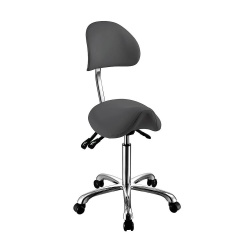 NOBLE Beauty Stool with Backrest | Weelko