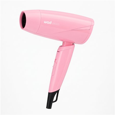 WAD CLICCO MINI pink foldable travel hair dryer