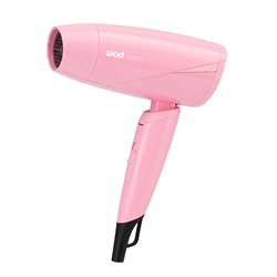 WAD CLICCO MINI pink foldable travel hair dryer