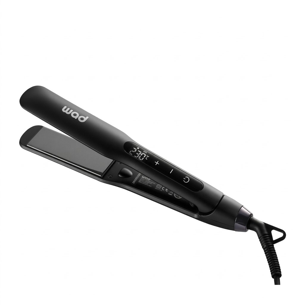 WAD ALESSA professional hair straightener with titanium plates