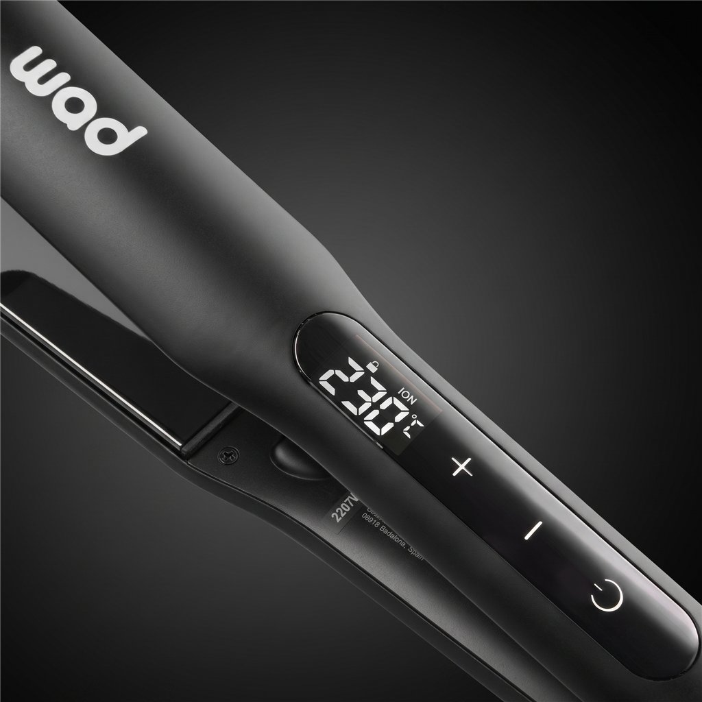 WAD ALESSA professional hair straightener with titanium plates
