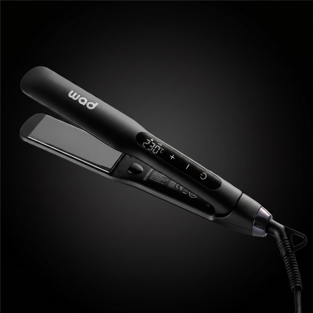 WAD ALESSA professional hair straightener with titanium plates