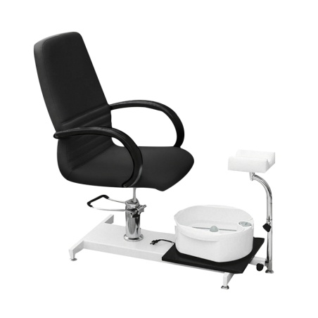 Fauteuil hydraulique Torino Noir pour manucure et pédicure